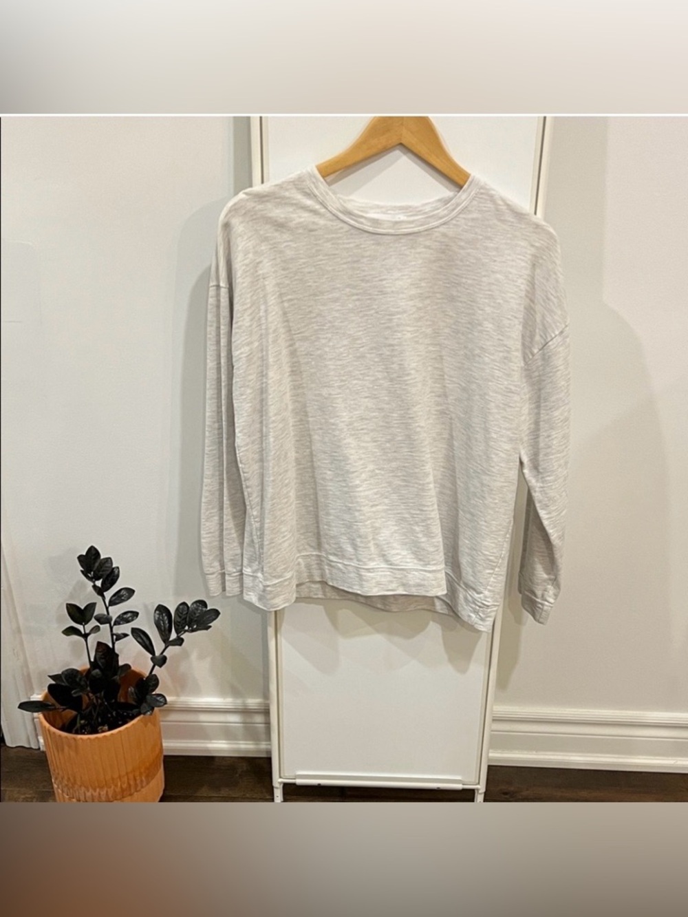 Oak & Fort Heather Grey Sweatshirt Size S